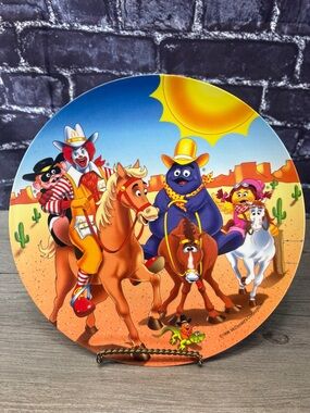 Vintage 1998 McDonald’s Out West Melamine Plate